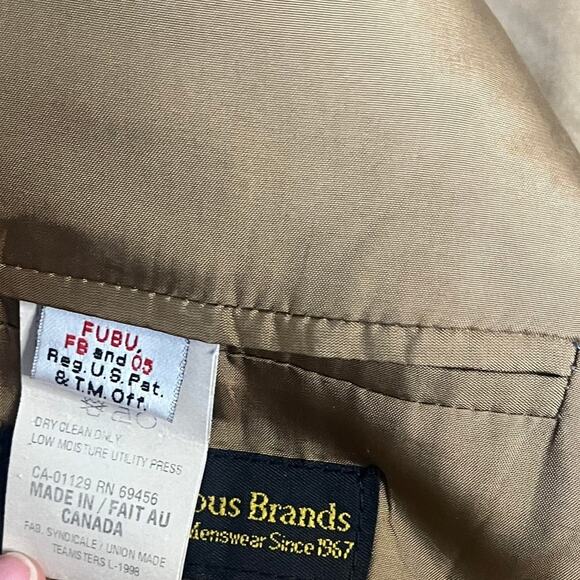 FUBU Men's Suit. Sport Jacket/Blazer 42R & Dress Pants/Slacks, appx 35x34. Wool - Picture 4 of 8